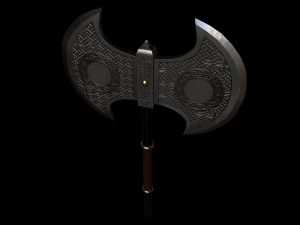 battle axe Modelo 3D