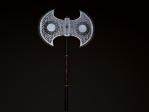 battle axe Modelo 3D