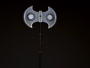 battle axe 3D Model