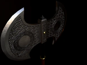 battle axe 3D Model
