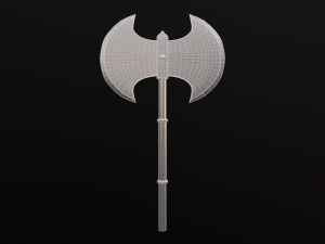 battle axe Modelo 3D