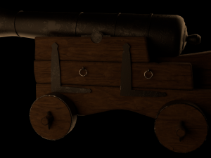 Old cannon 3D Model