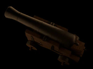 Old cannon 3D Model