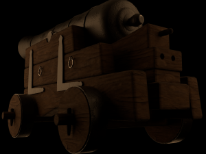 Old cannon 3D Model
