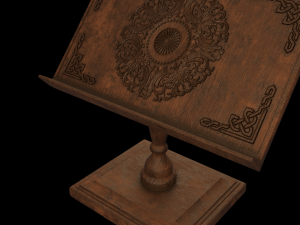 Book Stand 3D Model