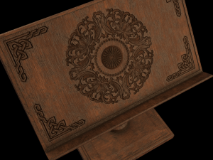 Book Stand 3D Model