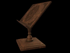 Book Stand 3D Model