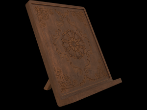 Antique Book Stand Modelo 3D