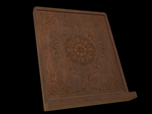 Antique Book Stand Modèle 3D