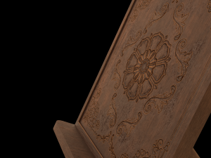 Antique Book Stand Modèle 3D