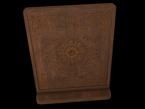 Antique Book Stand Modèle 3D