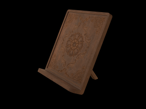 Antique Book Stand Modèle 3D