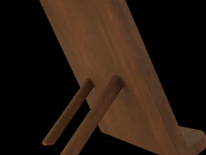 Antique Book Stand 3D Model