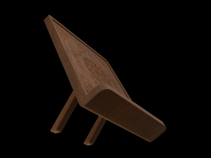 Antique Book Stand Modèle 3D