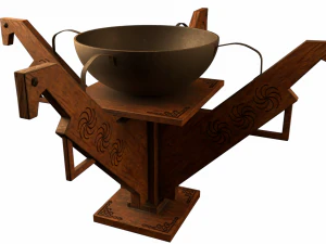 Old Brazier 3D Model