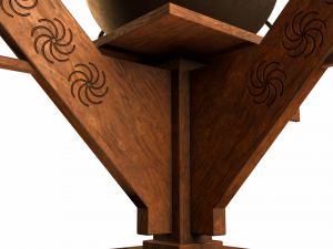 Old Brazier 3D Model