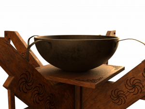 Old Brazier 3D Model