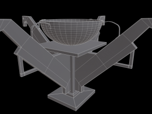 Old Brazier 3D Model