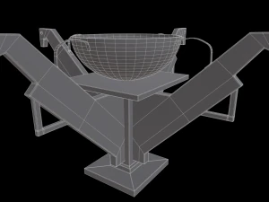 Old Brazier 3D Model