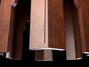 Arabic side table Modelo 3D