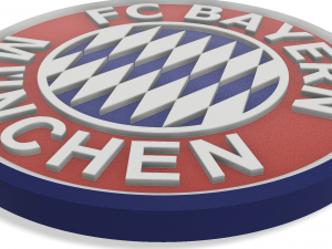Bayern Munich Wall Emblem 3D Print Model
