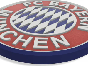 Bayern Munich Wall Emblem 3D Print Model