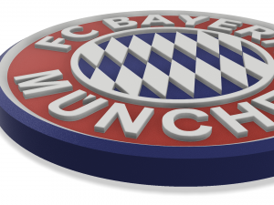 Bayern Munich Wall Emblem 3D Print Model