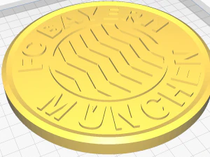 Bayern Munich Wall Emblem 3D Print Model