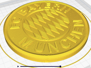 Bayern Munich Wall Emblem 3D Print Model