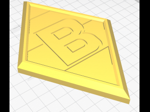 Borussia Moenchengladbach Wall Emblem 3D Print Model