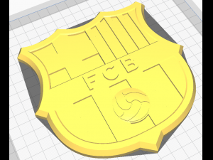 FC Barcelona Wall Emblem 3D printmodel