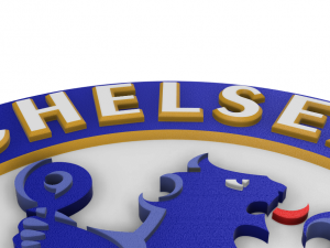 FC Chelsea Wall Emblem Model Cetak 3D