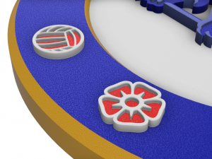 FC Chelsea Wall Emblem Model Cetak 3D
