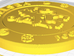 FC Chelsea Wall Emblem Model Cetak 3D