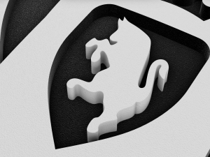 Juventus Turin Wall Emblem 3D Print Model