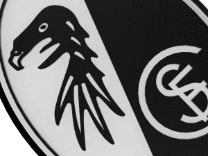 SC Freiburg Wall Emblem 3D Print Model