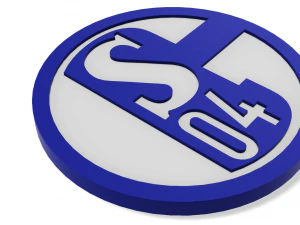 Stemma da muro Schalke 04 Modello di stampa 3D