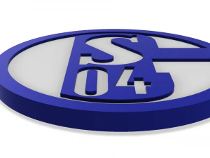 Schalke 04 Wall Emblem 3D Print Model