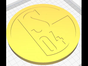Schalke 04 Wall Emblem 3D Print Model