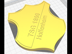 TSG Hoffenheim Wall Emblem Modello di stampa 3D