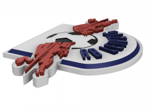 RB Leipzig Wall Emblem 3D Print Model