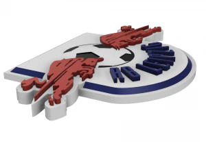 Emblema de pared del RB Leipzig Modelo de impresión 3D