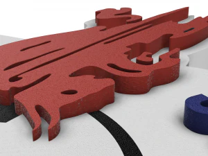 RB Leipzig Wall Emblem 3D Print Model