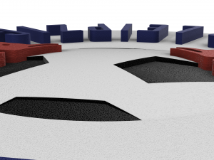 RB Leipzig Wall Emblem Model do druku 3D