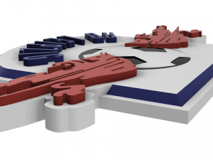 RB Leipzig Wall Emblem Model do druku 3D