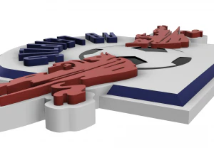 RB Leipzig Wall Emblem 3D Print Model