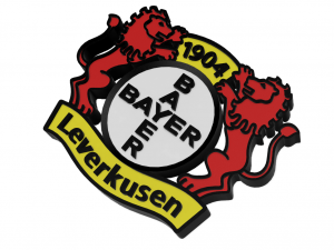 Bayer 04 Leverkusen Wall Emblem 3D प्रिंट मॉडल