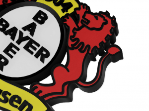 Bayer 04 Leverkusen Wall Emblem 3D प्रिंट मॉडल