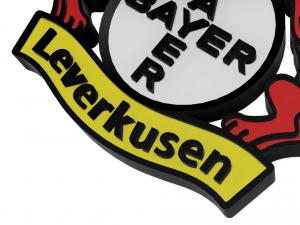 Bayer 04 Leverkusen Wall Emblem 3D प्रिंट मॉडल