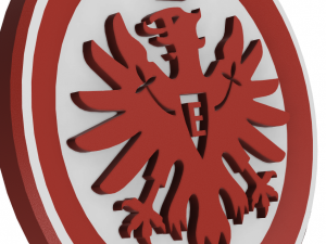 Eintracht Frankfurt Wall Emblem 3D Druckmodell